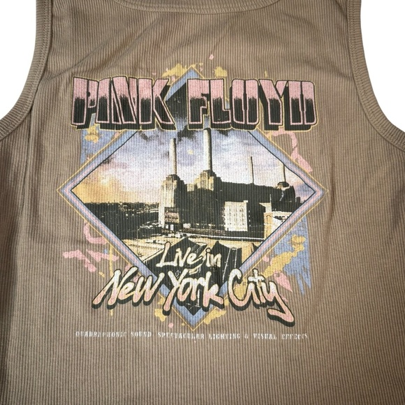 Pink Floyd Brown Crop Top - Picture 2 of 8